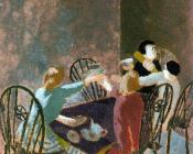 斯坦利斯宾塞 - Canvas painting by Stanley Spencer